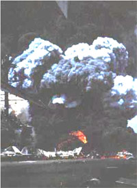 Image of Forrestal Explosion